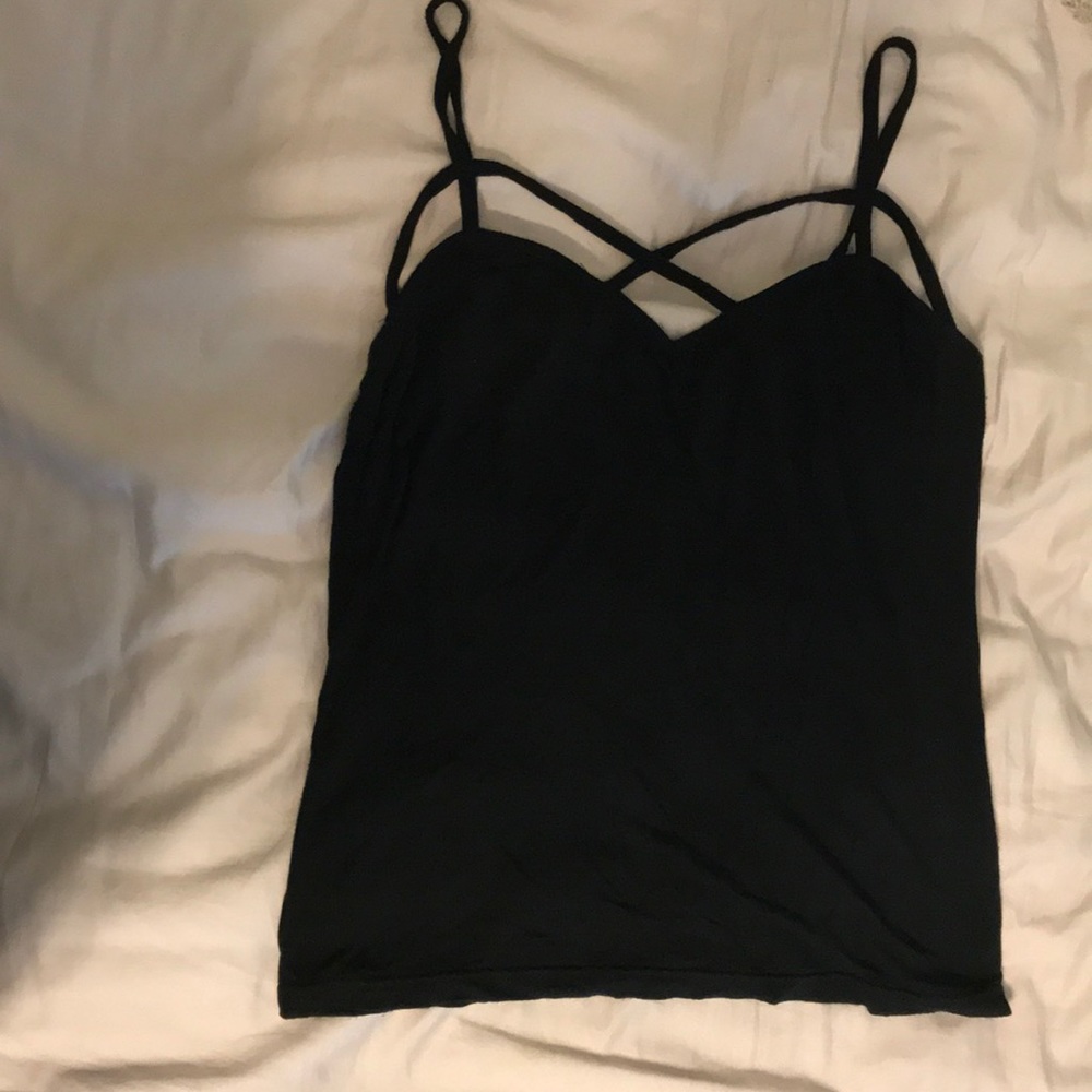 Crisscross tank top